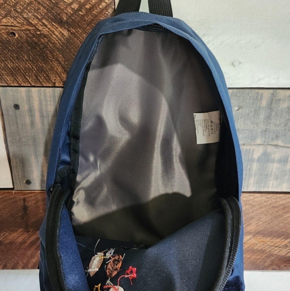 Jansport Navy Blue Small Mini Sporty Youth Kids Backpack - Picture 11 of 12